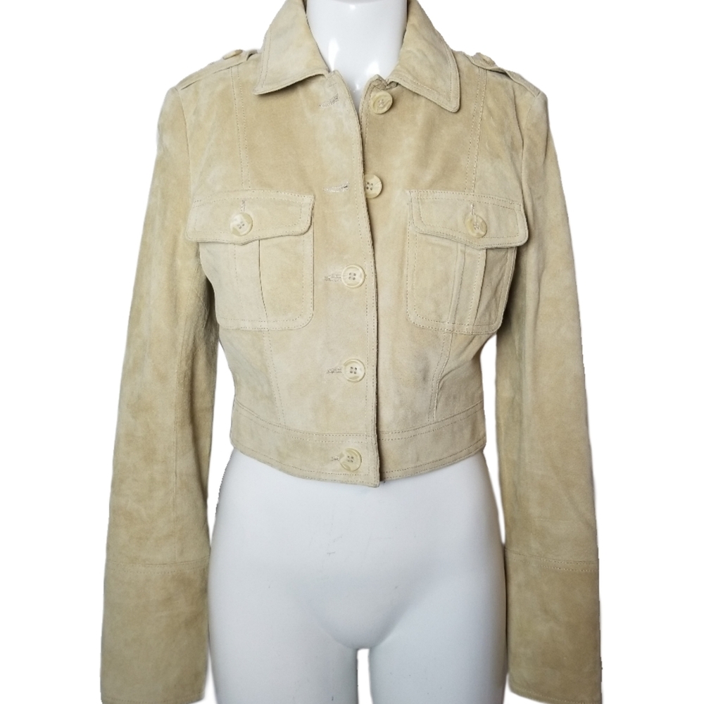 Danier Tan Suede Jacket